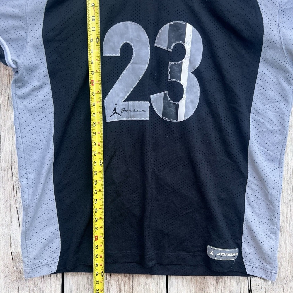 Jordan Men's Black and White Jersey Shirt - Picture 3 of 8